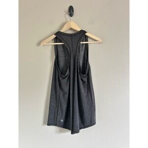 Lululemon Hot Like Agni Singlet Tank Size 6?  Heathered Black Lightweight Yoga